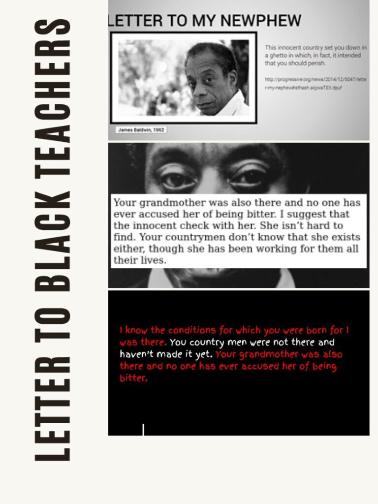 Copy Of Letter To Black Teachers Page 1